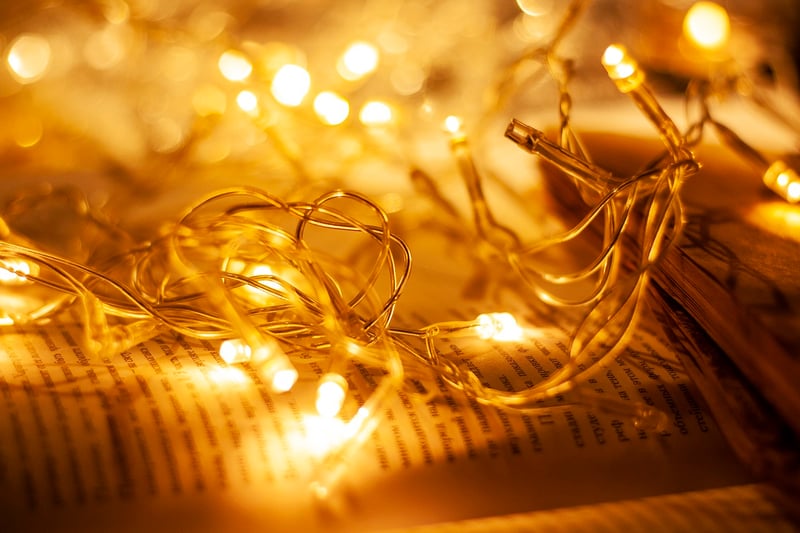 Twinkling Photo Display with Fairy Lights